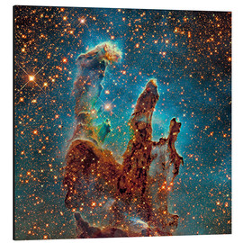 Quadro em alumínio  Eagle Nebula - Robert Gendler