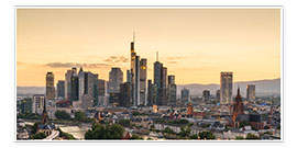 Póster  Skyline de Frankfurt - euregiophoto