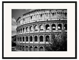 Impressão artística com moldura  ROME Colosseum - Melanie Viola