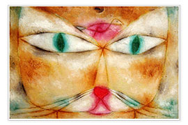 Póster  Gato e pássaro - Paul Klee