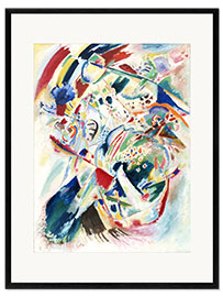 Impressão artística com moldura  Panel for Edwin R  Campbell No  4 - Wassily Kandinsky