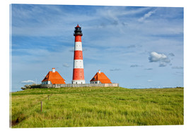Quadro em acrílico  Westerhever Lighthouse, North Sea coast