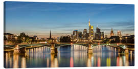 Quadro em tela  Frankfurt Skyline - Michael Valjak