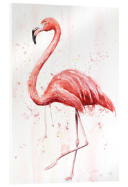 Quadro em acrílico  Flamingo - Nadine Conrad