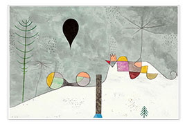 Póster  Paisagem invernal - Paul Klee