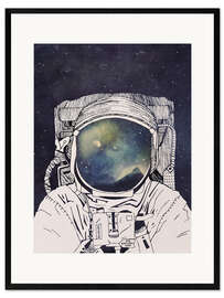 Impressão artística com moldura  Dreaming of Space - Tracie Andrews