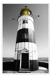 Póster Striped lighthouse