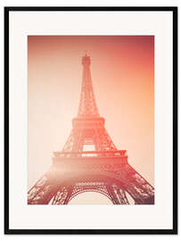 Impressão artística com moldura  Paris, my love