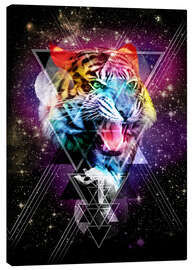 Quadro em tela  Cosmic Tiger - Ali Gulec