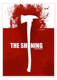 Póster The Shining - Minmal Movie alternative Fanart