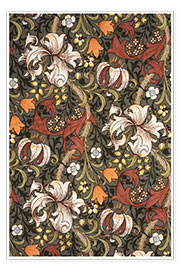 Póster  Golden Lily - William Morris