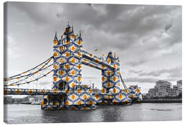Quadro em tela  Tower Bridge Colour Pop