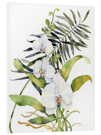 Quadro em PVC  Botanical Phalaenopsis - Kathleen Parr McKenna