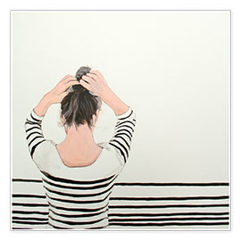 Póster  striped shirt - Karoline Kroiss