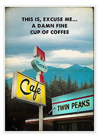 Póster  Twin Peaks - 2ToastDesign