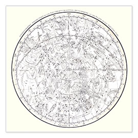 Póster  Southern Celestial Hemisphere - Alexander Jamieson