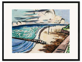 Impressão artística com moldura  Mar do Norte III - Max Beckmann