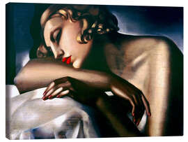 Quadro em tela  A menina adormecida - Tamara de Lempicka